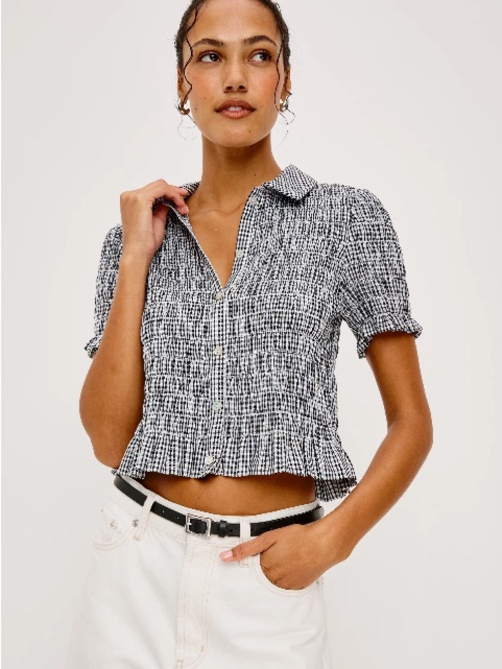 Rails Alton Shirt in Black Gingham